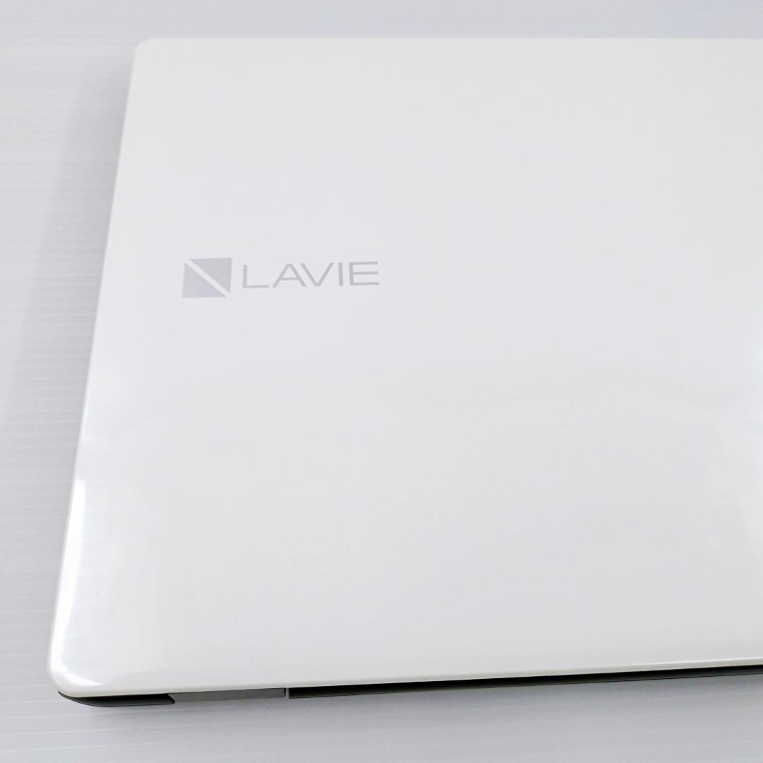 【お買い得】NEC Lavie人気白すぐに使えるノートパソコン カメラ付 e42