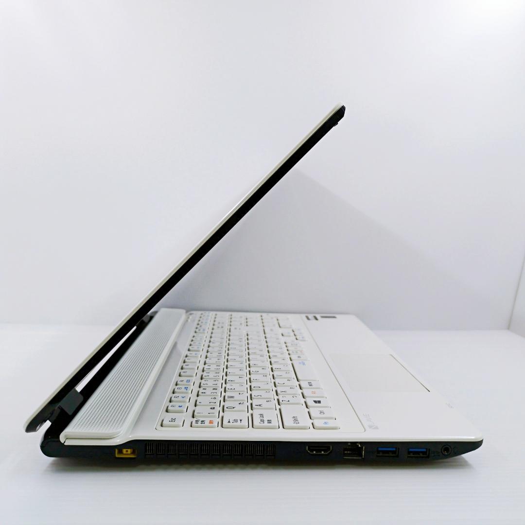 【お買い得】NEC Lavie人気白すぐに使えるノートパソコン カメラ付 e42