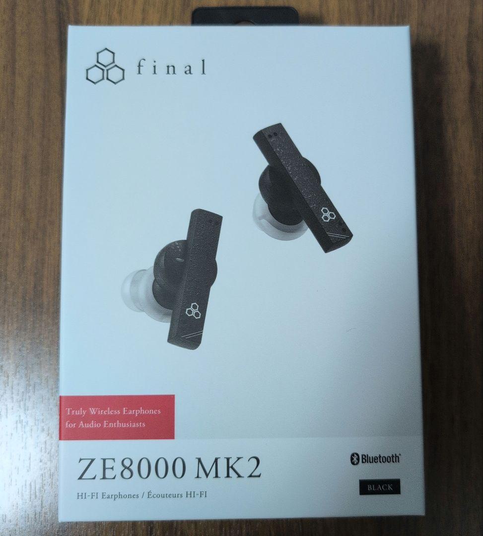 final ZE8000 MK2 ワイヤレスイヤホン ブラック