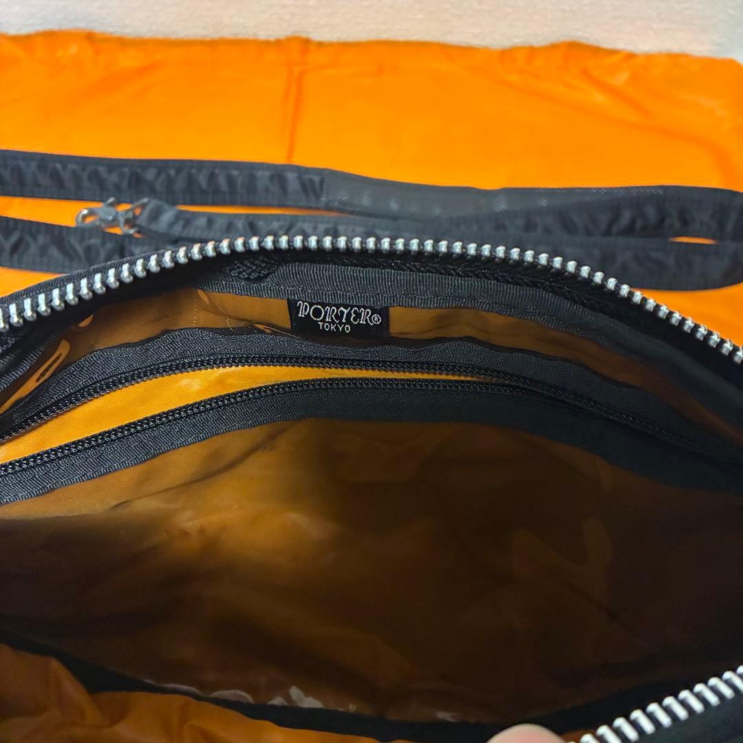 【極美品】ポーター　タンカー　ショルダーバッグ　オーバル　舟形　ハーフムーン