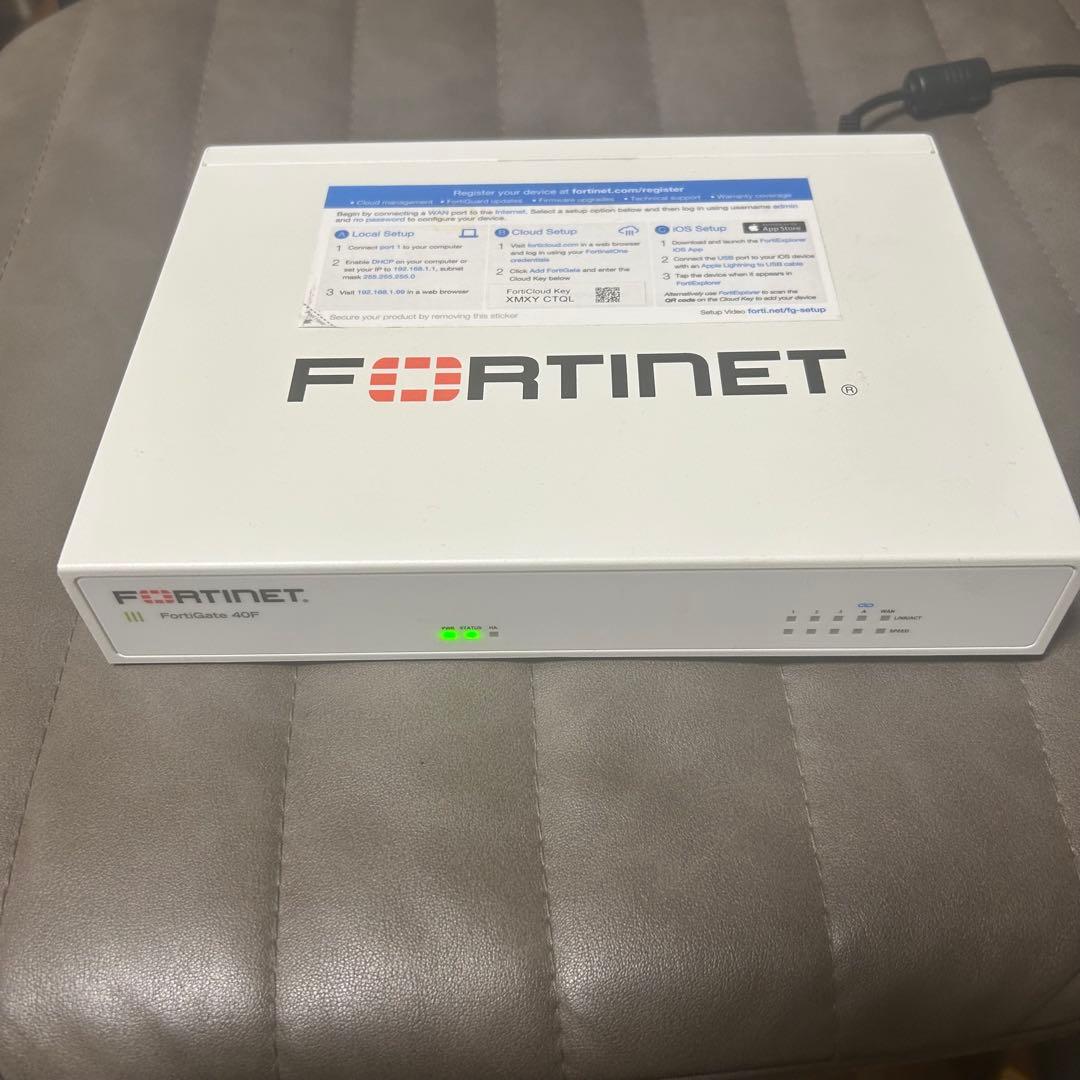 [送送無料]FORTIGATE-40F FG-40F ファイアウォール 動作確認