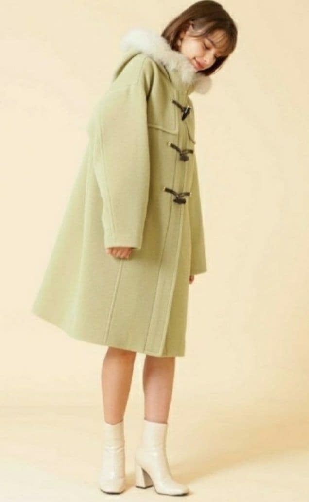 フロッシーモッサダッフルコート グリーン ダッフル