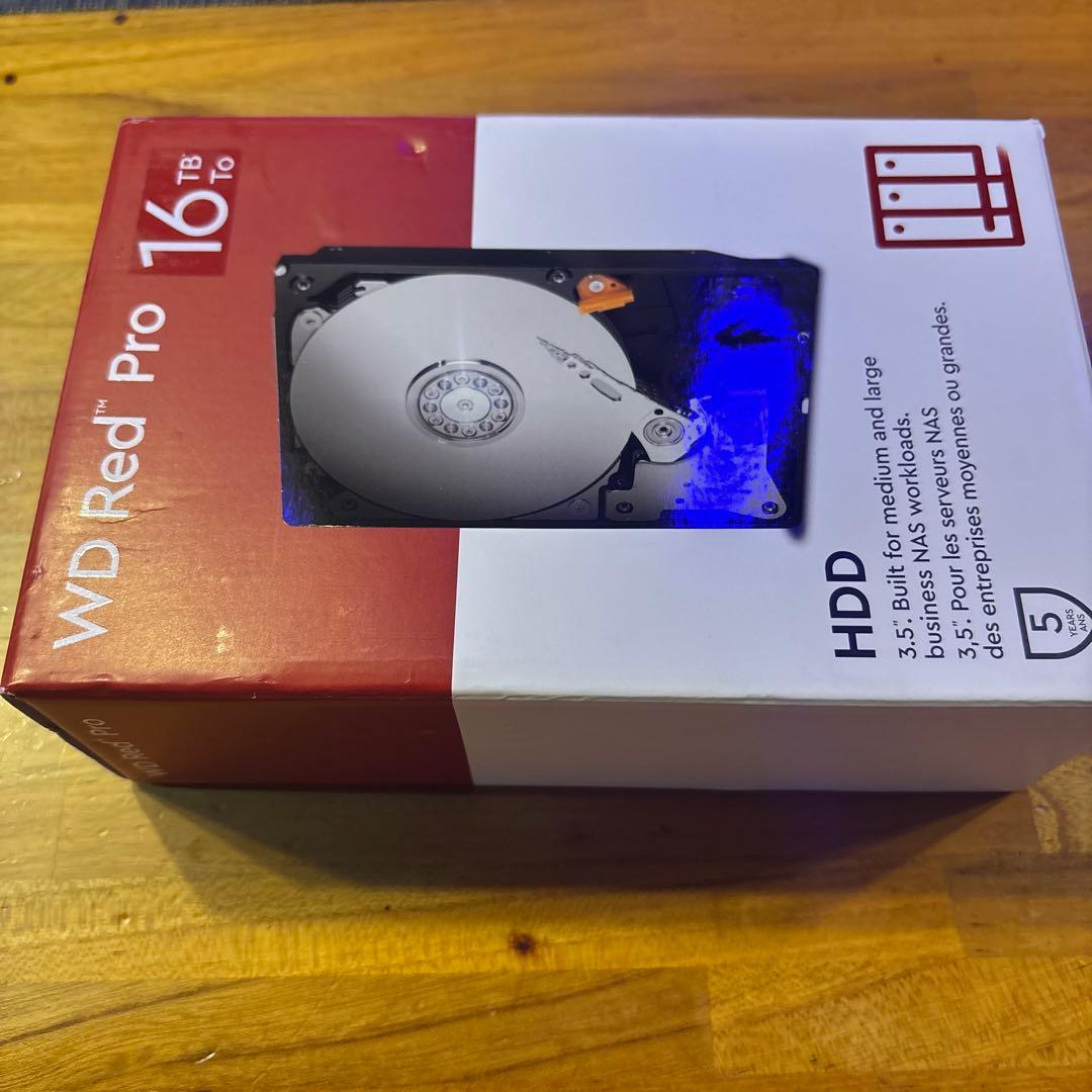 WD Red Pro 16TB HDD 3.5インチ 【並行輸入品】『未開封』