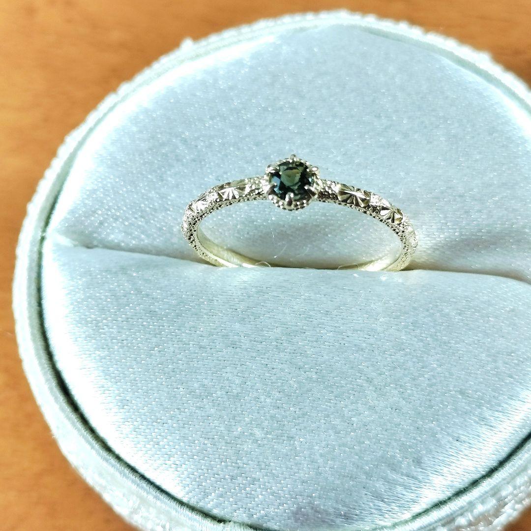 ノワールドプーペ NOIR DE POUPEE K10 モルダバイト リング