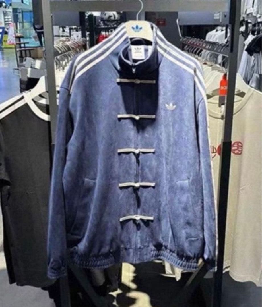adidas アディダス 中国限定 巳年チャイナトラックジャケット ネイビーM