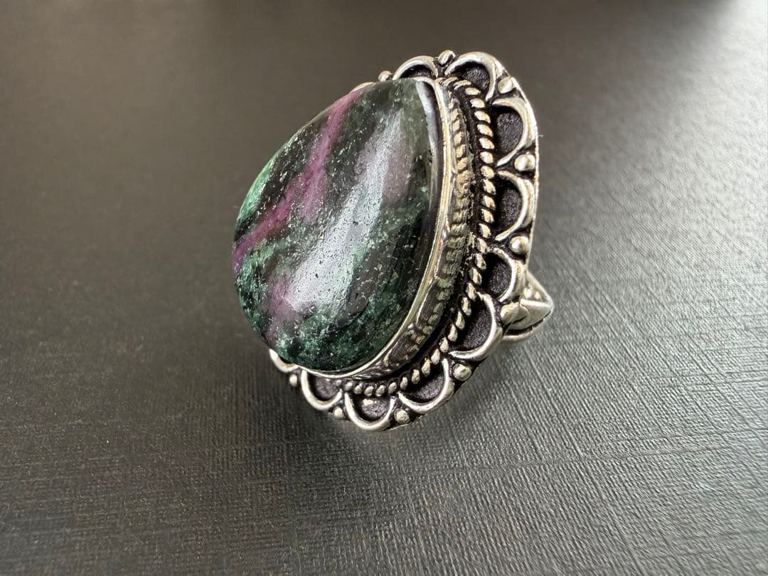 まつり アッシュペーフランス ルビーインゾイサイトリング➕ガーネットリング