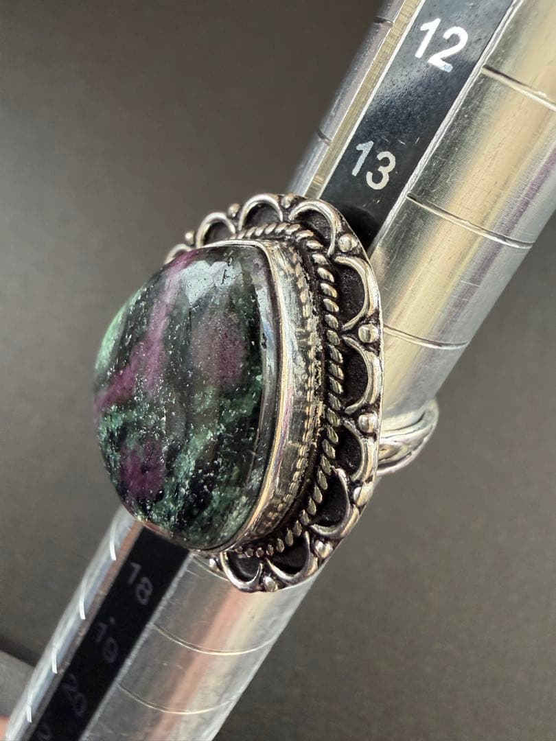 まつり アッシュペーフランス ルビーインゾイサイトリング➕ガーネットリング