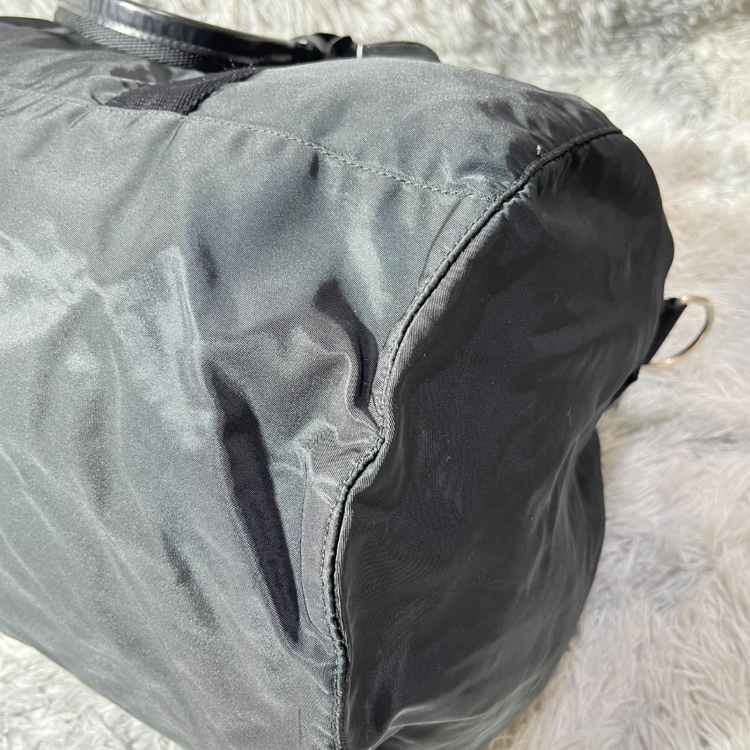 [大人気]　プラダ　ＰＲＡＤＡ　ボストンバッグ　三角ロゴ　ブラック