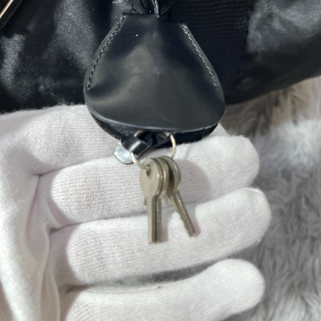 [大人気]　プラダ　ＰＲＡＤＡ　ボストンバッグ　三角ロゴ　ブラック