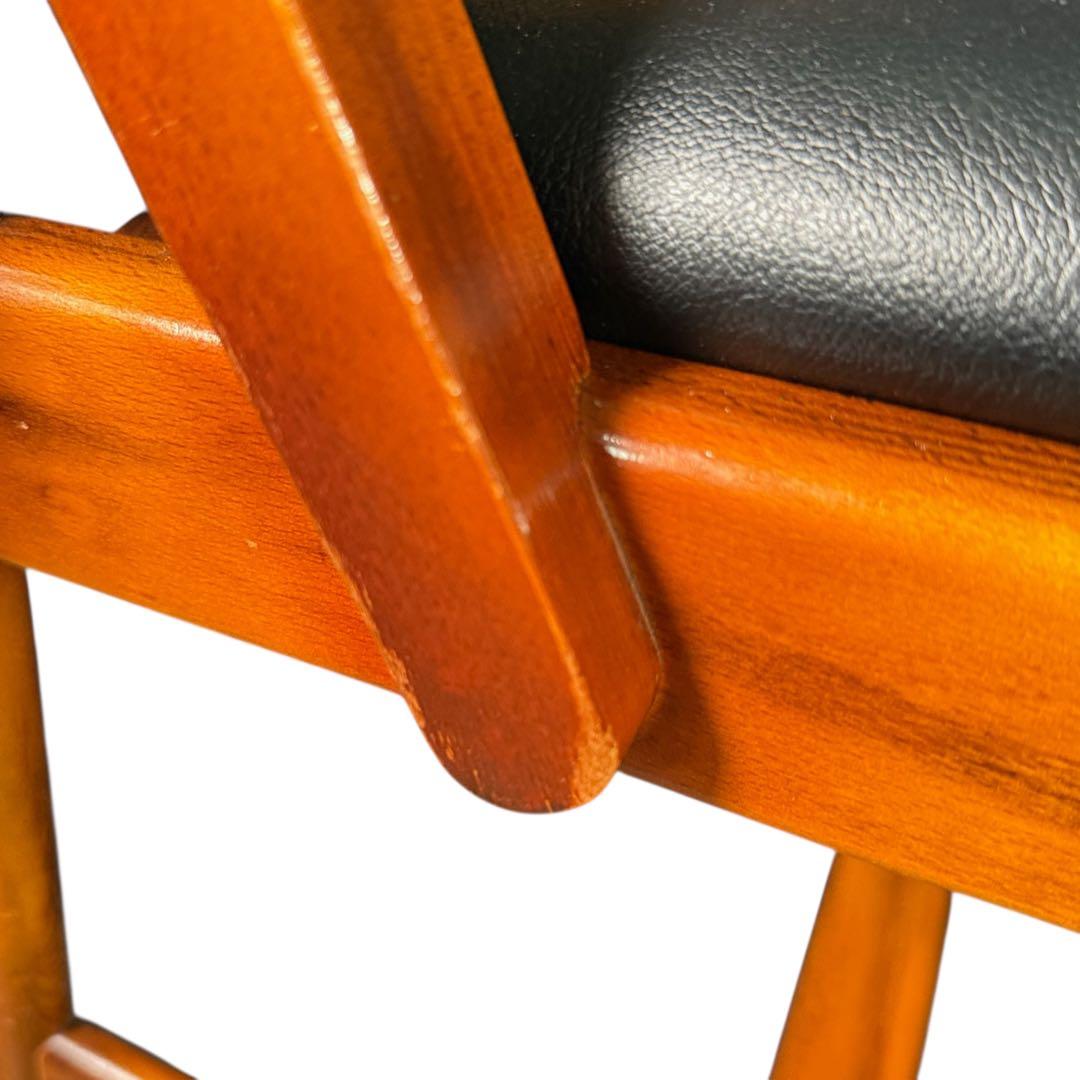 HR614 【希少デザイン】 karimoku チャーチ　十字　チェア