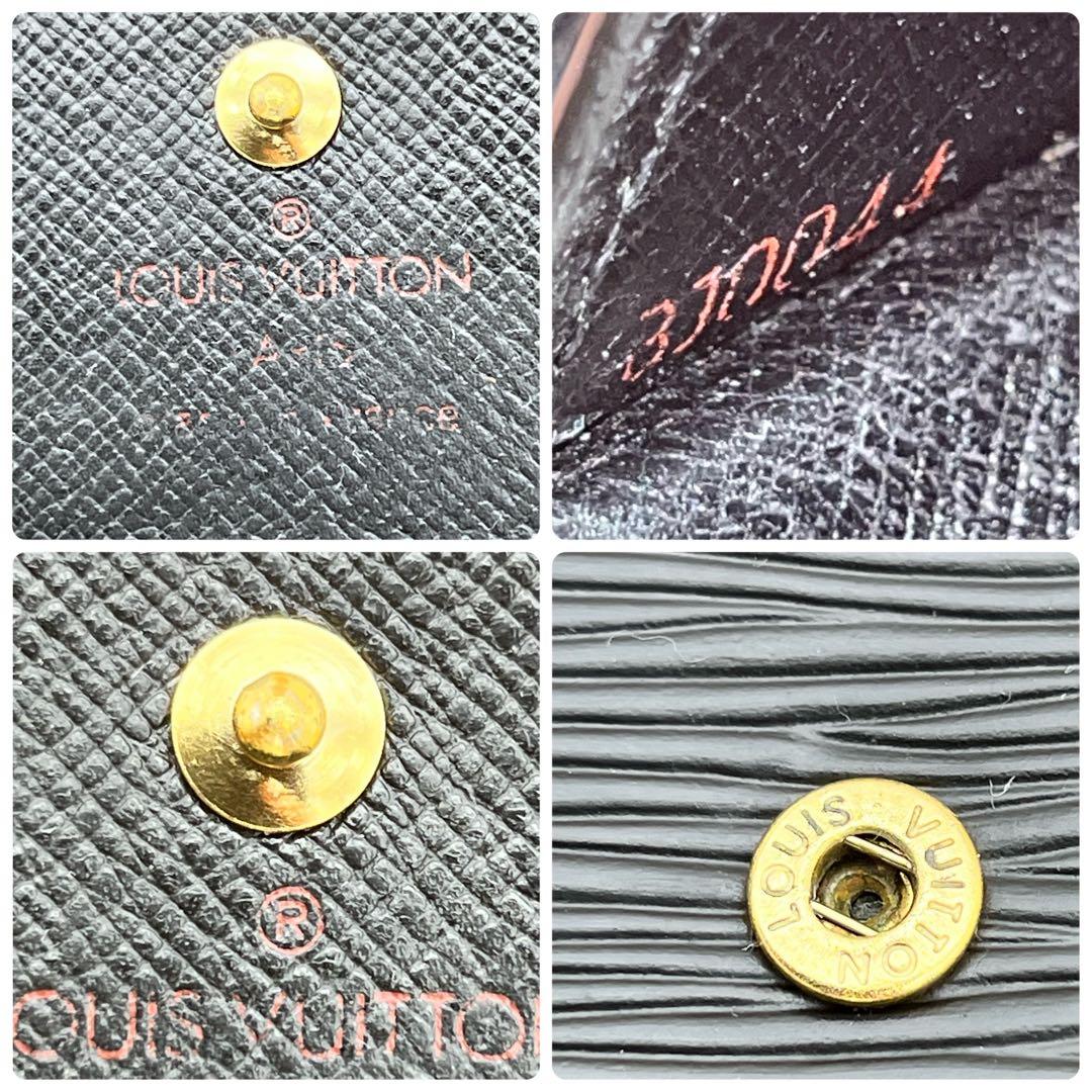 ルイヴィトン　ラドロー　エピ　ミニ財布　ケース　ノワール