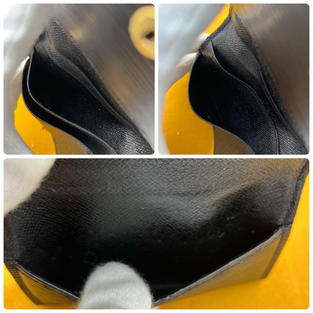 ルイヴィトン　ラドロー　エピ　ミニ財布　ケース　ノワール