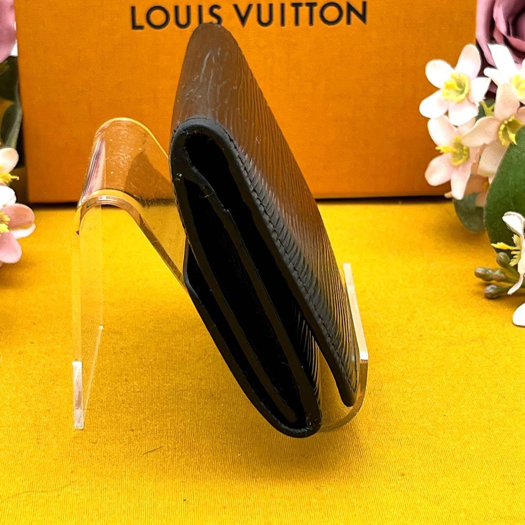 ルイヴィトン　ラドロー　エピ　ミニ財布　ケース　ノワール