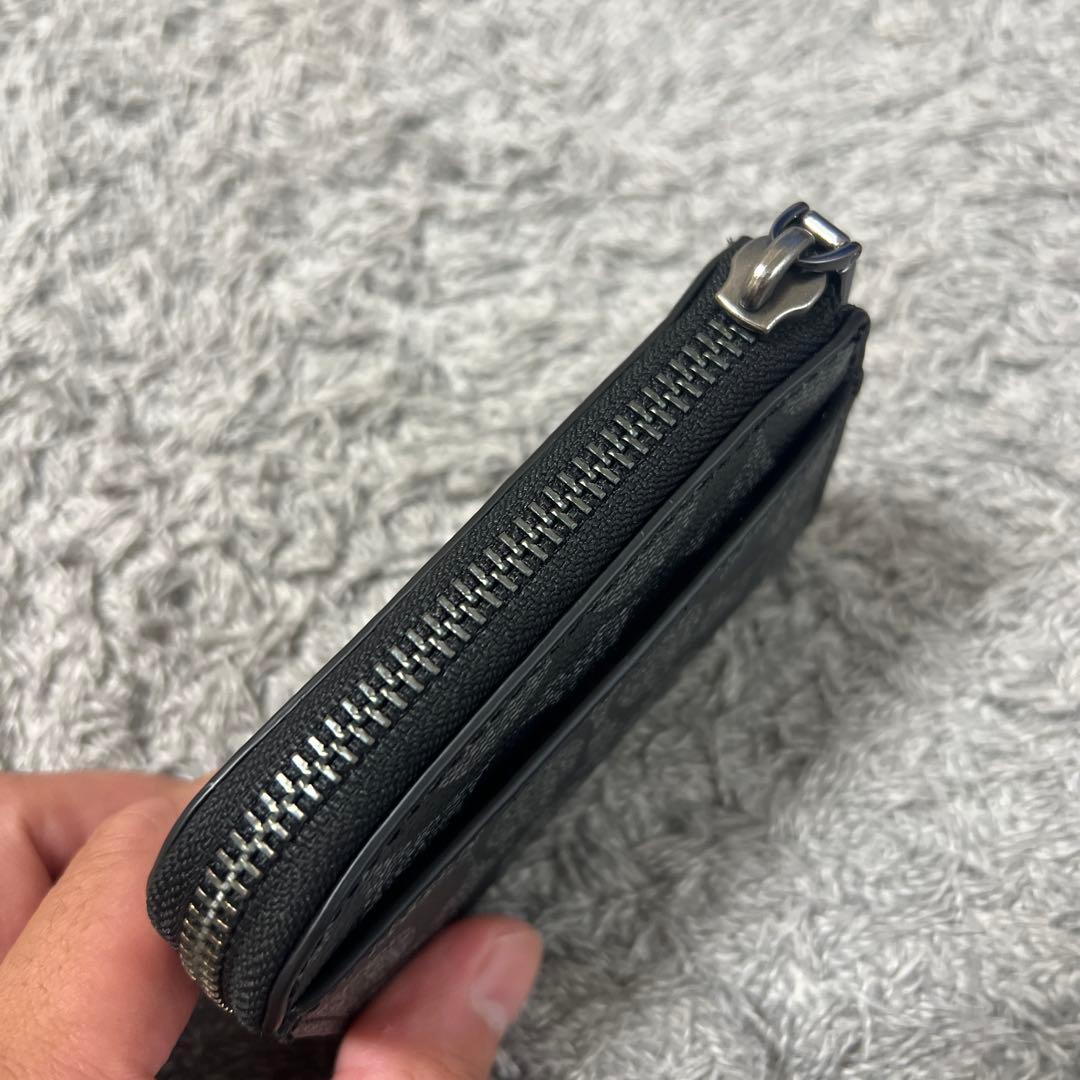 コーチ　COACH シグネチャー　ケース　キーケース　コンパクトウォレット