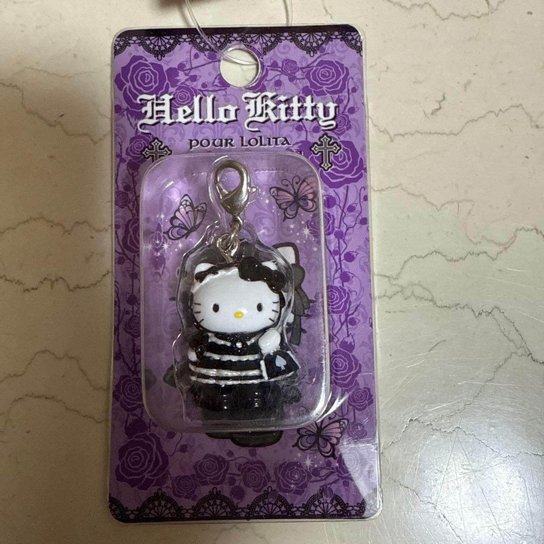り*ご様 ハローキティ ゴスロリ ストラップ マスコットセット