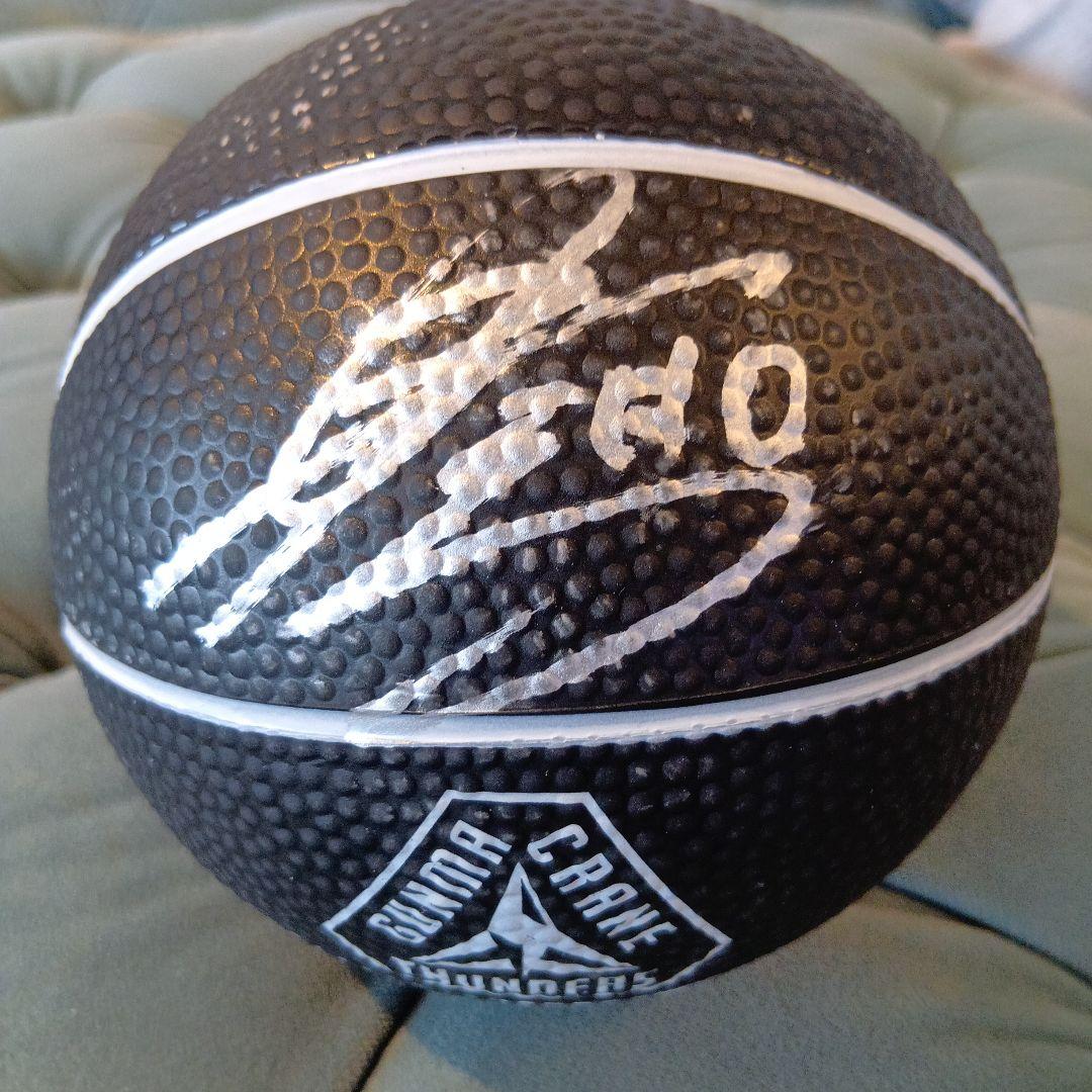 GUNDA CRANE THUNDERS 藤井祐眞選手サインミニバスケットボール