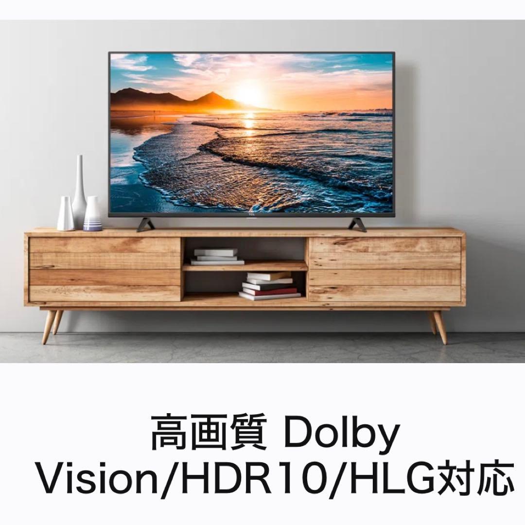 【美品】TCL 4K 55インチ チューナー搭載 Androidスマートテレビ