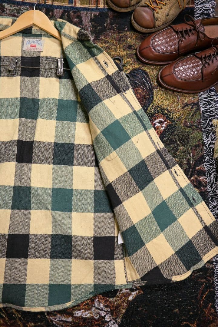 トップス Levi's ALASKA USA Made Turquoise Black !