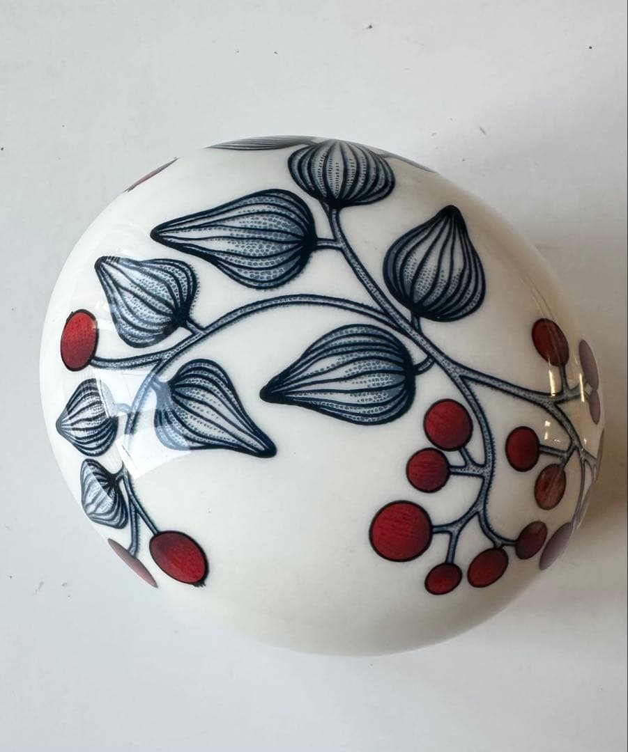 ARABIA アラビア　ルノ　フロストベリー ジャー蓋付0.25L