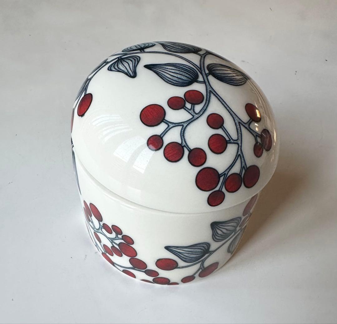 ARABIA アラビア　ルノ　フロストベリー ジャー蓋付0.25L