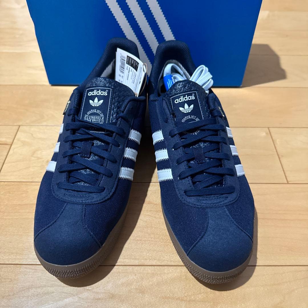 靴 adidas GAZELLE GTX 28cm navy gum