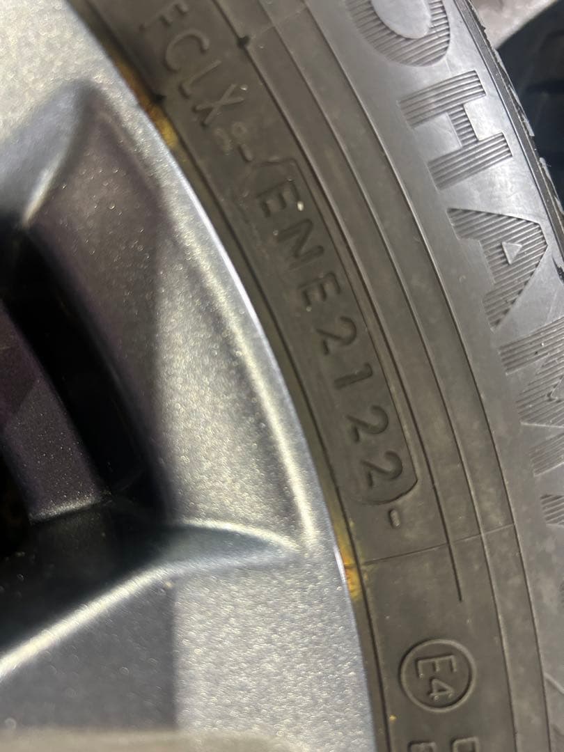 マツダ純正溝有りスタッドレス15インチ ホイールセット