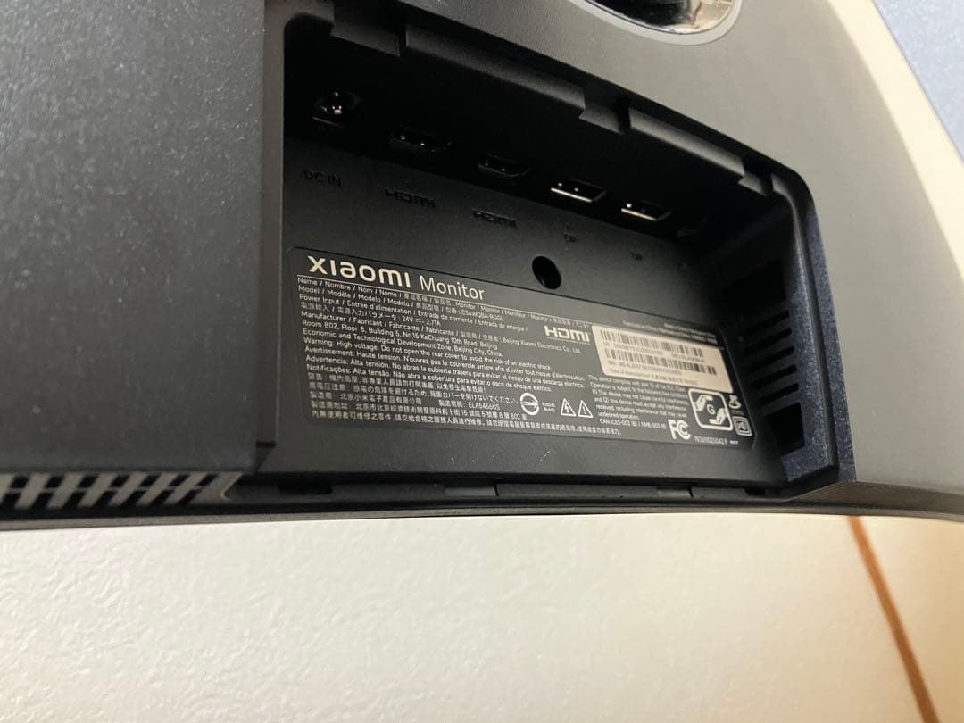 Xiaomi 曲面 ゲーミングモニター G34WQi 34インチ