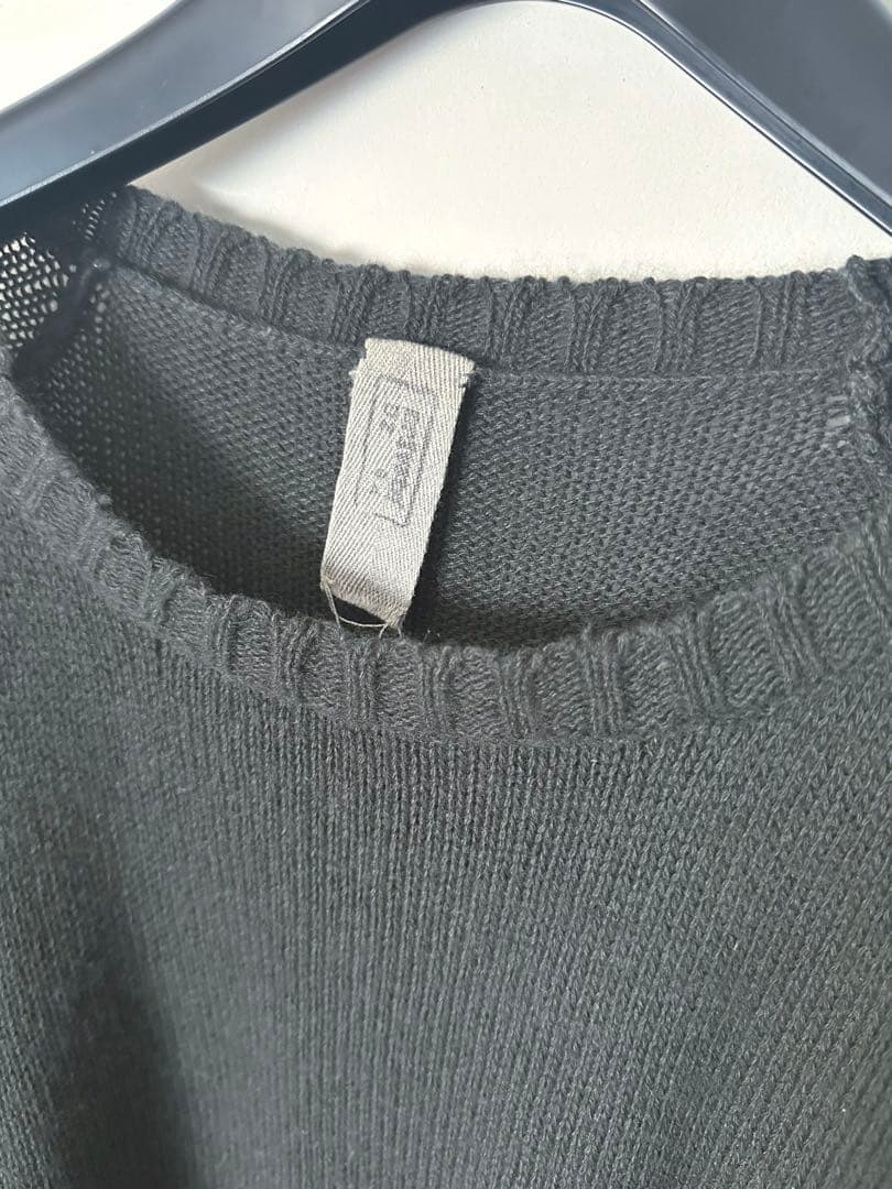 Private0204 カシミアニット　チャコールグレー