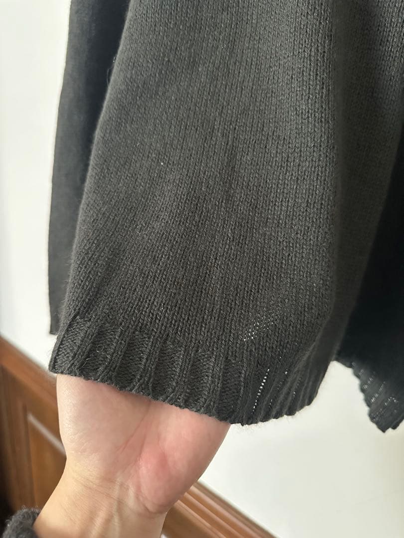 Private0204 カシミアニット　チャコールグレー
