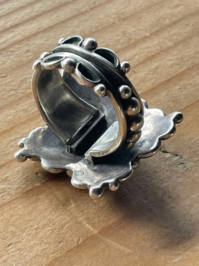 メキシコタスコ⭐︎バタフライ⭐︎ヴィンテージスターリングシルバーリングF. Nlas
