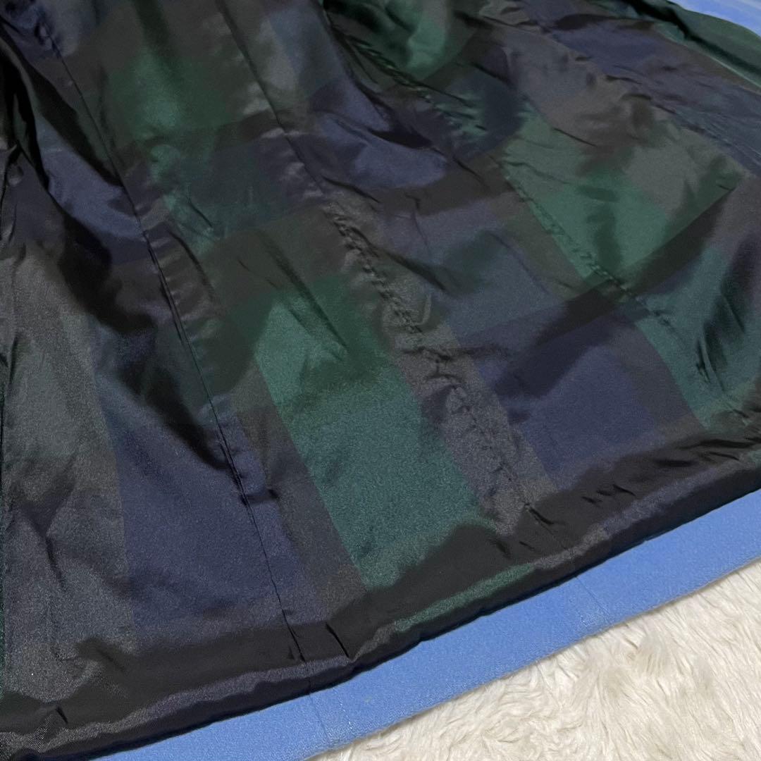 希少　ブルーレーベルクレストブリッジ　ダッフルコート　ロング　水色　38 M