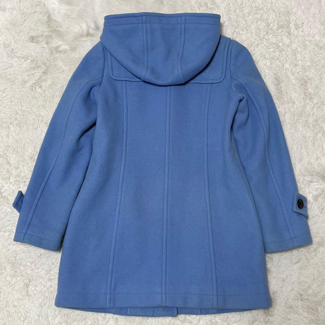 希少　ブルーレーベルクレストブリッジ　ダッフルコート　ロング　水色　38 M