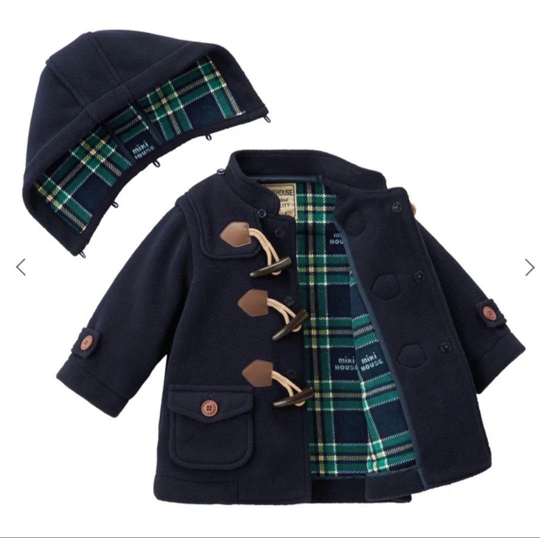 ミキハウス　ダッフルコート　110cm 未使用品