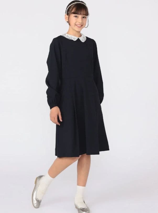 SHIPS ネイビー ワンピース 150　フォーマル　卒業式　女の子