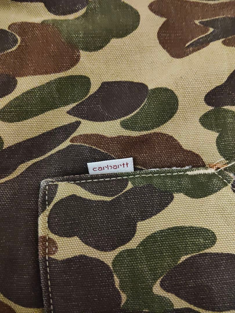 カーハート カモフラージュ ベスト ヴィンテージ USA 80s
