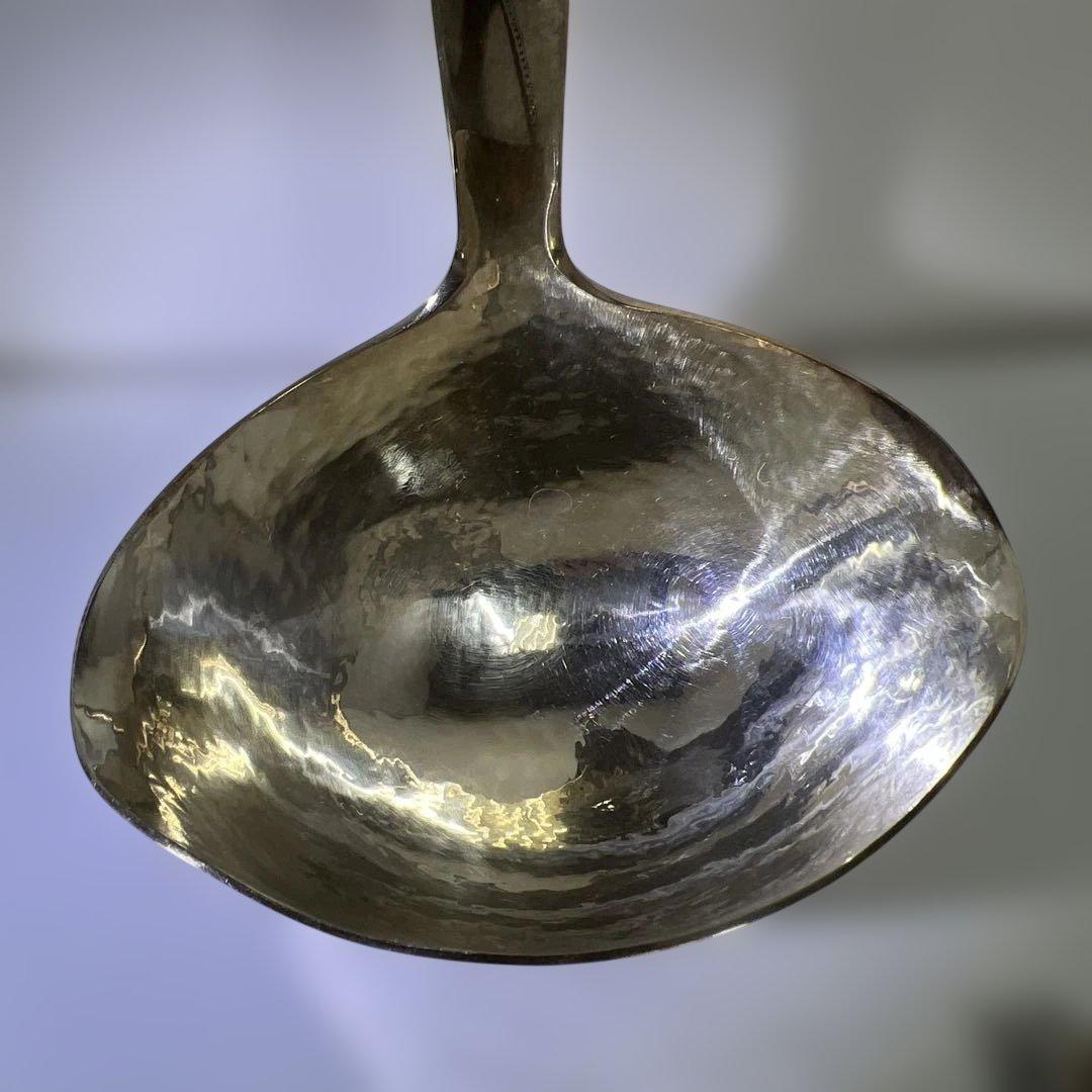 ジョージジェンセン激レアブロッサムsterling925 特大グレービーレードル