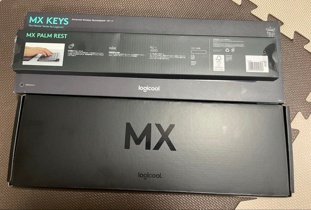 Logitech MX KEYS & MX PALM REST セット