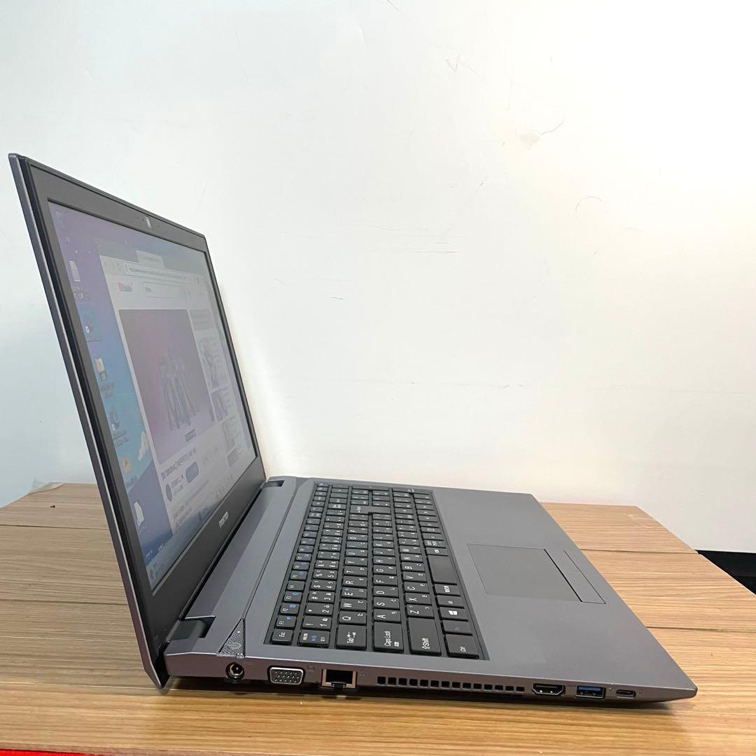 8世代 SSDシルバーノートパソコンWindows11オフィスDVDカメラ