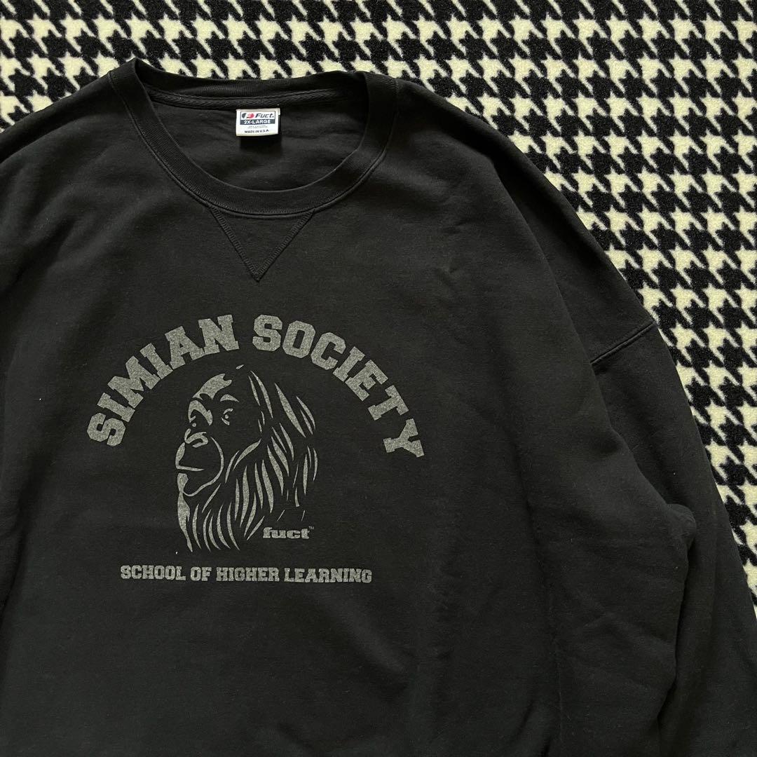 FUCT simian society 猿の惑星　スウェット USA製 ファクト