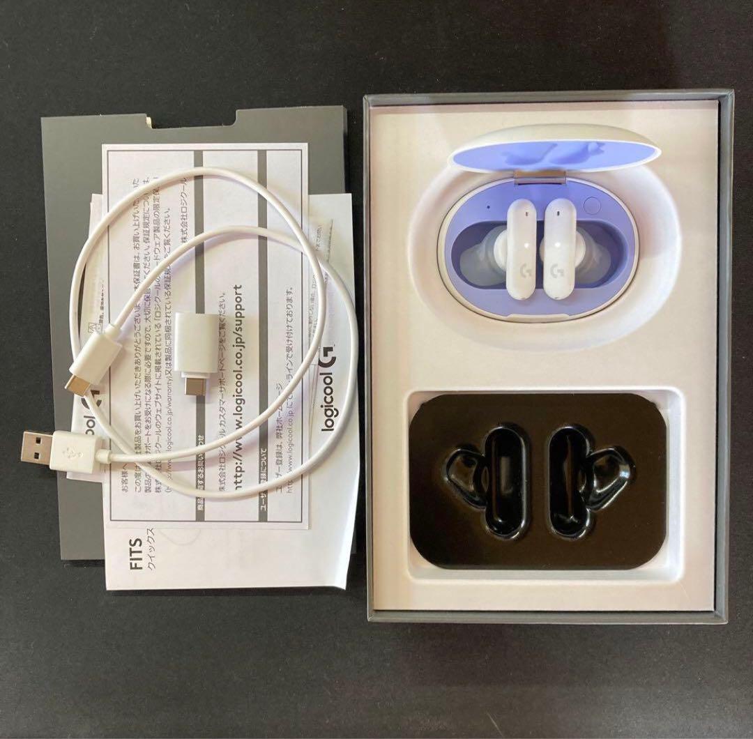 Logicool G FITS ホワイト ワイヤレス ゲーミングイヤホン