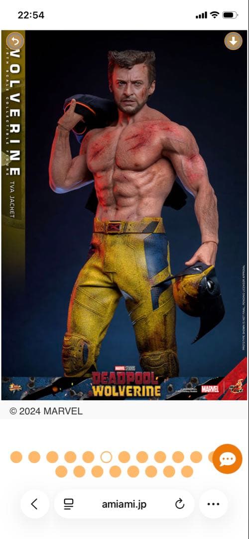 ホットトイズ　WOLVERIN TVA JAKET