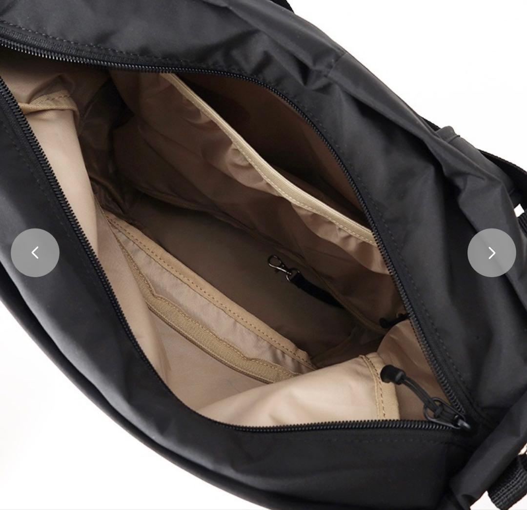 リトルウィークエンドブラックナイロンリュック