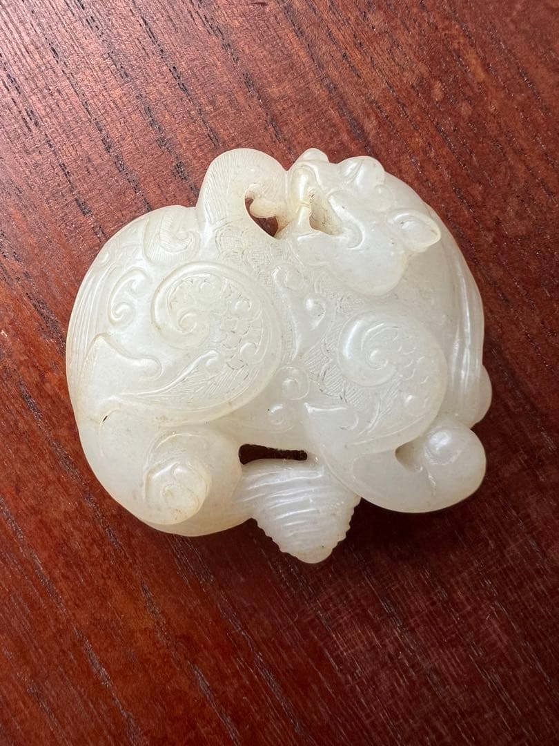 天然石 玉 彫刻 置物 古美術