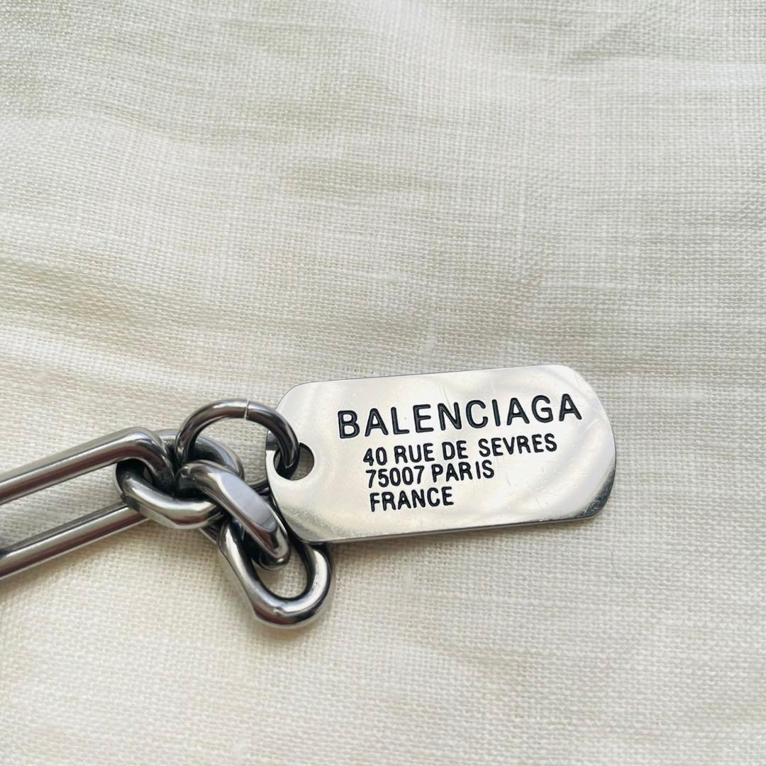 BALENCIAGA ブレスレット Tags カラビナ　バレンシアガ　タグ　M