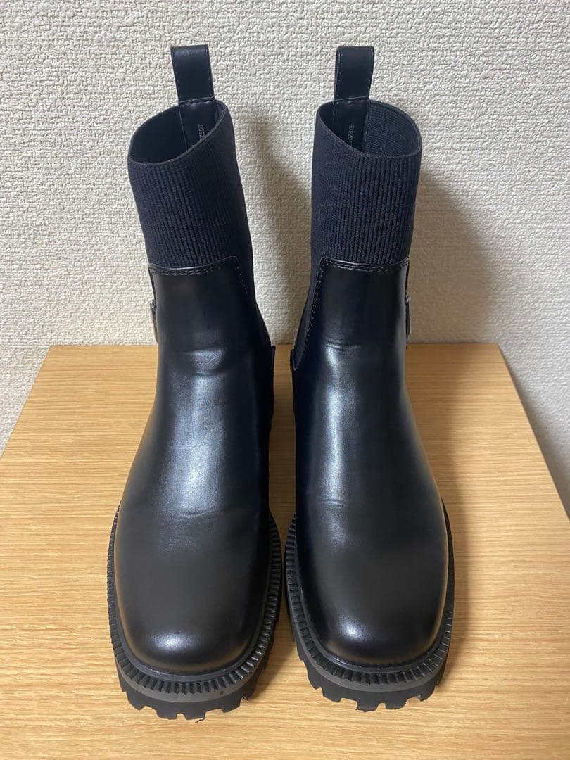 ニットソックス リッジッドソールチェルシーブーツ