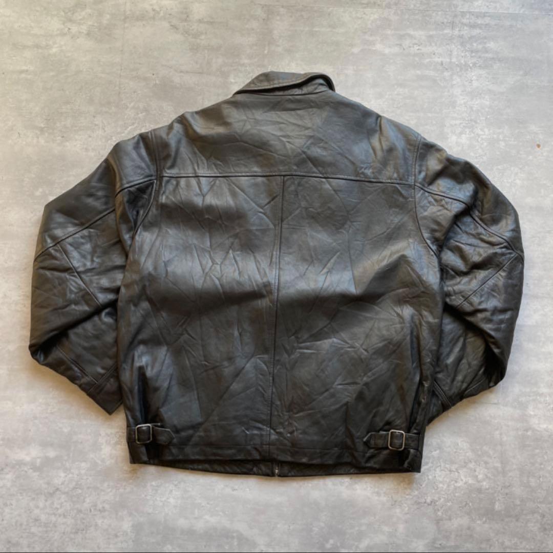 90s GAP シングルライダース レザージャケット 本革 M