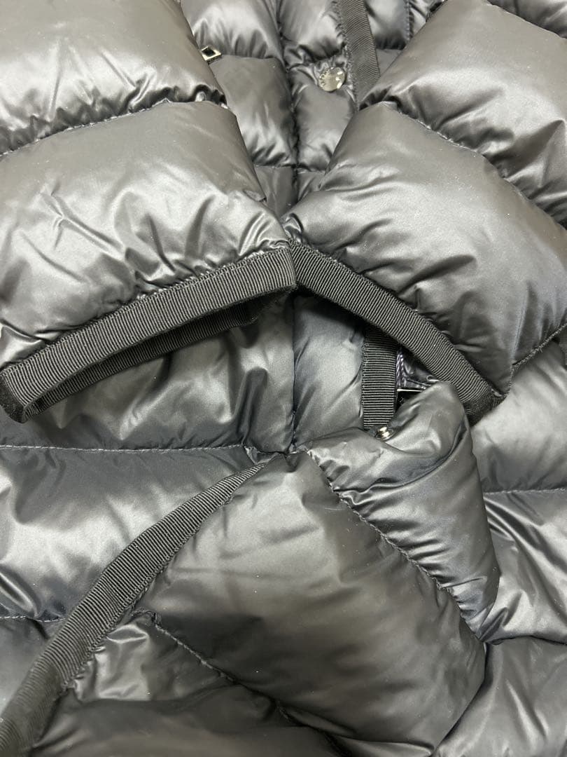 モンクレール エルミンヌ サイズ4 ブラック/大きいサイズ