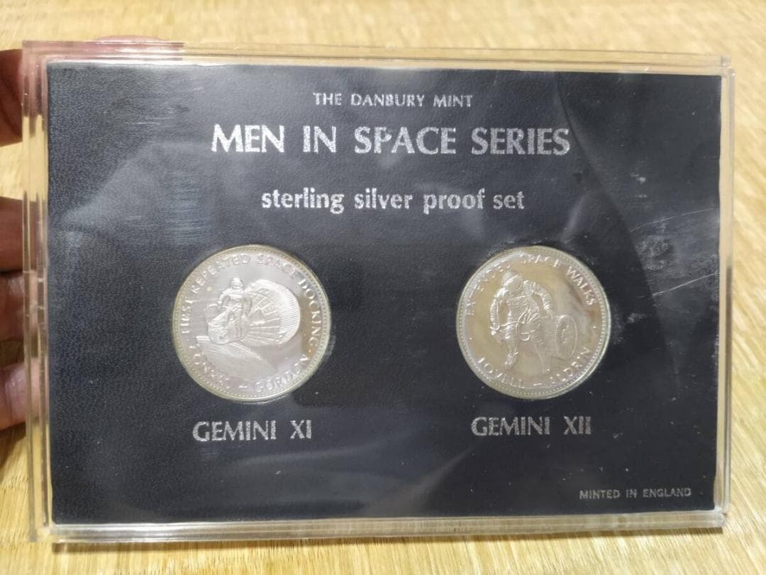 Gemini 11＆12　シルバーメダル（2枚）1966年　アポロ以前の宇宙計画