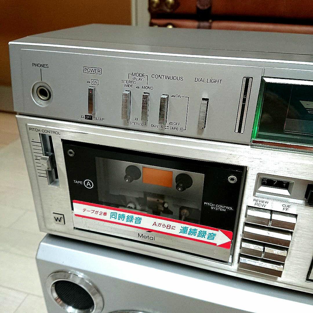 ✨貴重な大型ラジカセ TOSHIBA MacKenzie RT-S98　レトロ