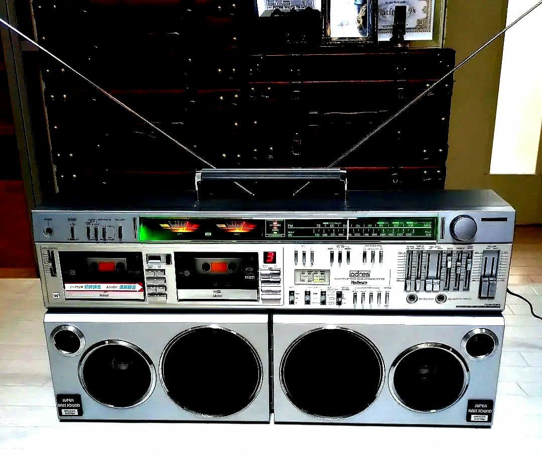 ✨貴重な大型ラジカセ TOSHIBA MacKenzie RT-S98　レトロ